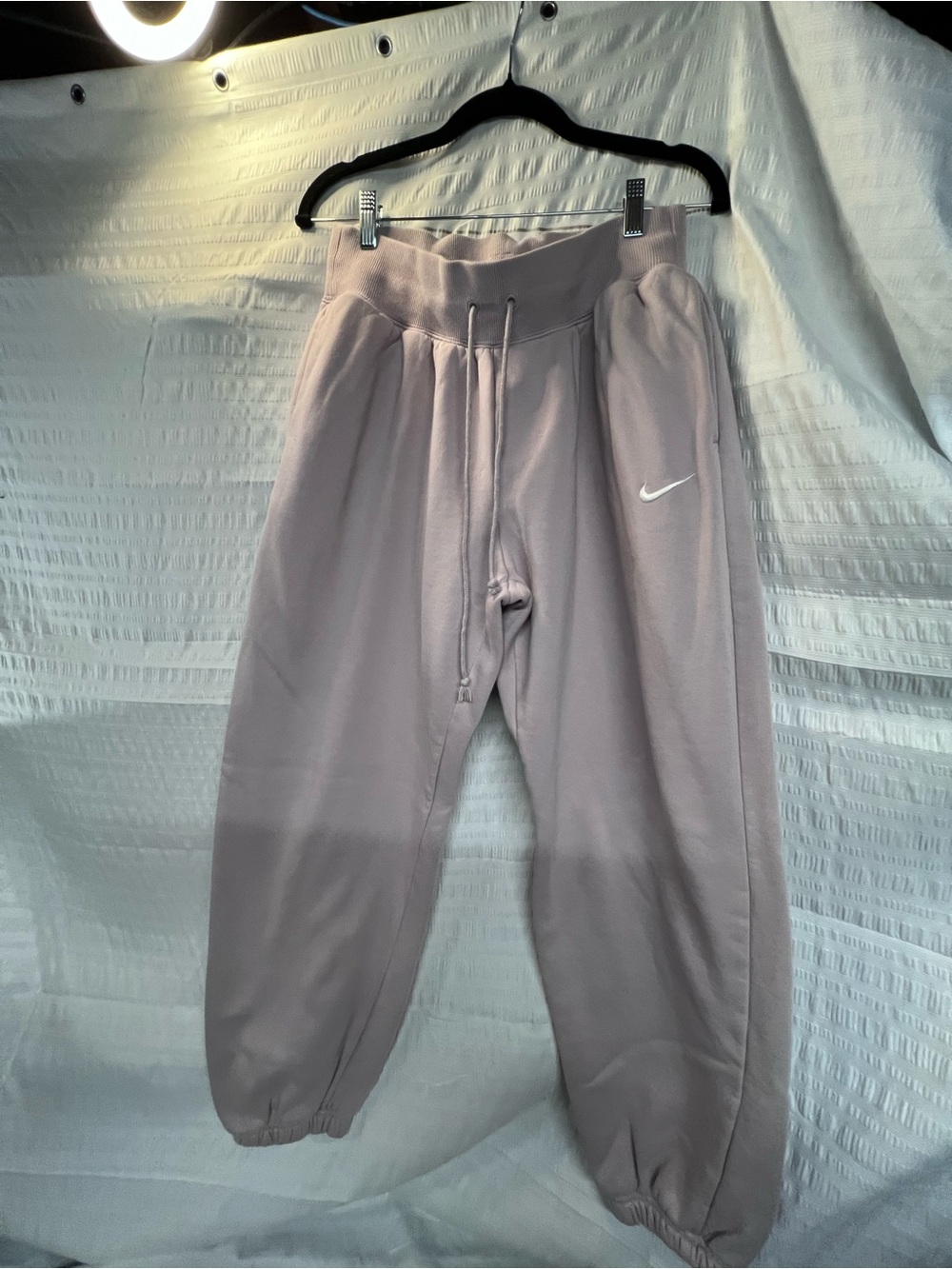 Nike Women's Light Pink Fleece Hoodie and Joggers Set - Picture 2 of 6